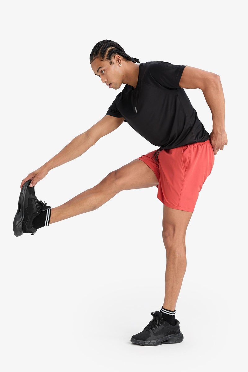 DeFacto Pink Man DeFactoFit Printed Flexible Textured Sports Swim Shorts Casual - Image 3